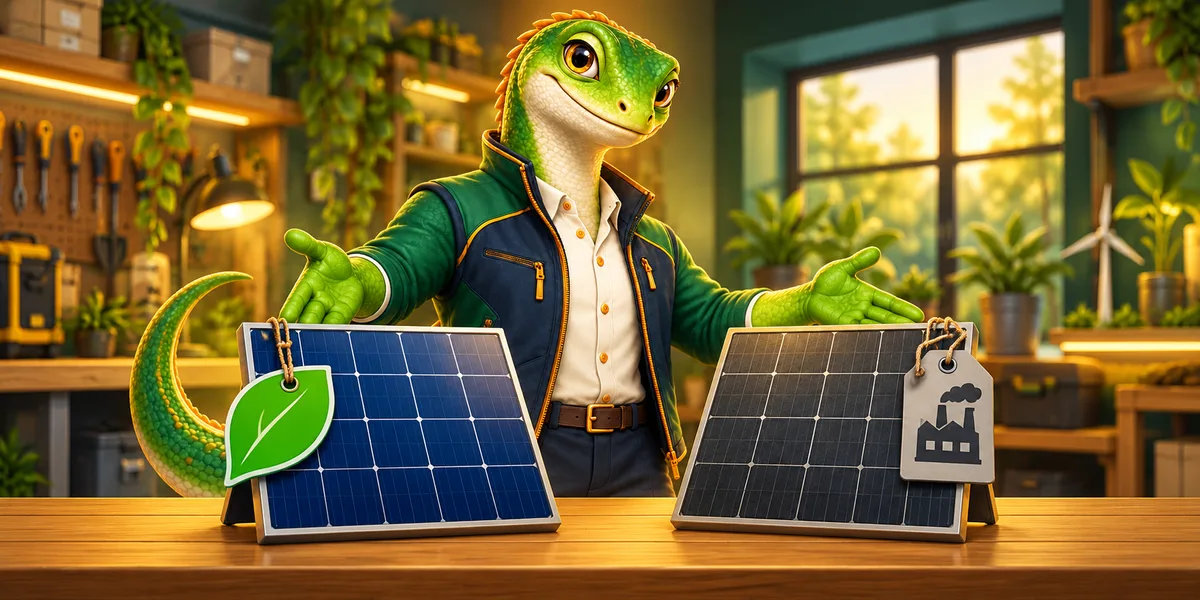 Panneaux solaires écologiques : 530 kg de CO2 par kWc au plus pour le 5,5 %